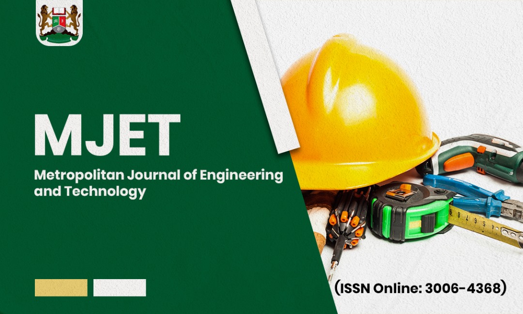 Metropolitan Journal of Engineering and Technology